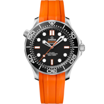 Seamaster Diver 300M 42 mm, Stahl mit Kautschukband - 21032422001006